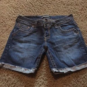 Underground Soul distressed jean shirts Sz 9